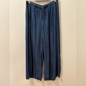 Splendid Navy Blue Elastic Waistband Medium